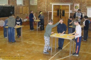 making a clay pot