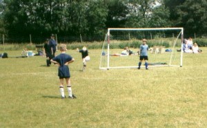 Football-goal kick